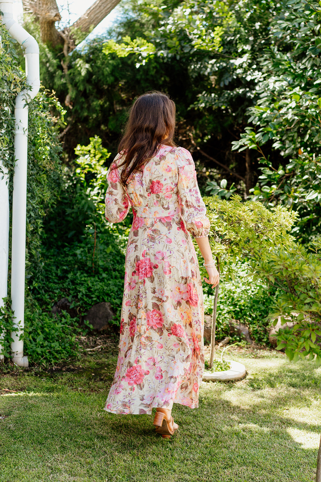 ZIMMERMANN - HONOUR PLUNGE MAXI DRESS