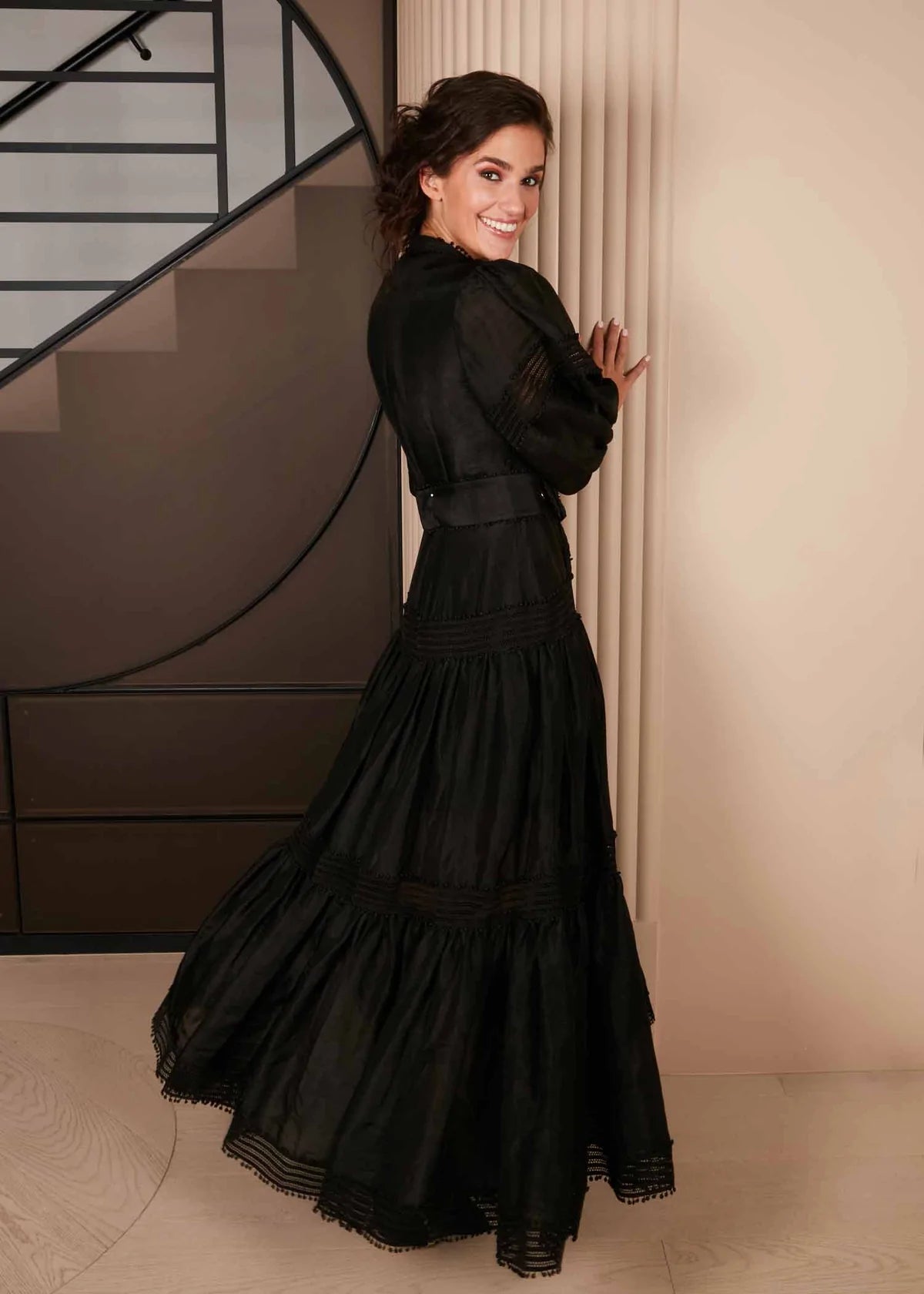 MACKENZIE MODE - BACK IN BLACK MAXI DRESS